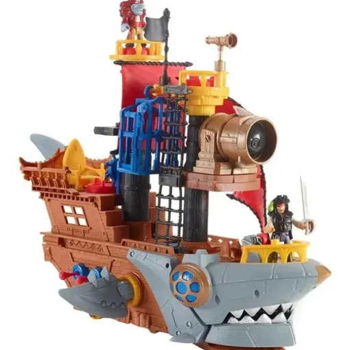 Navio pirata Fisher-Price Imaginext Shark Bite, multicolorido
