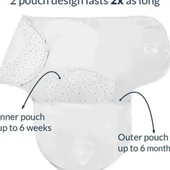 Nested Bean - Zen Swaddle Clássico Cinza Stardust