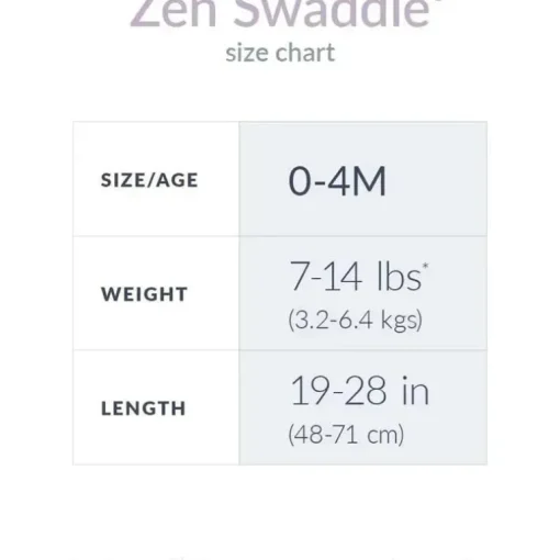 Nested Bean - Zen Swaddle Classic, O Me O My