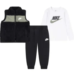 Nike Baby - Club Long Sleeve T-Shirt, Vest and Jogger Set