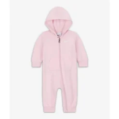 Nike Baby - Girl Footed Coverall Pink