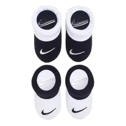 Nike Baby - Meia-calça com Swoosh pendurada branca