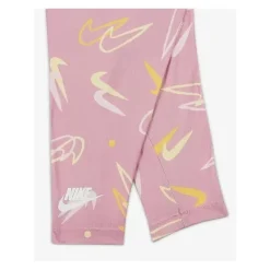 Nike Baby - 2Pk Girl Bodysuit e calças com estampa de confete, rosa