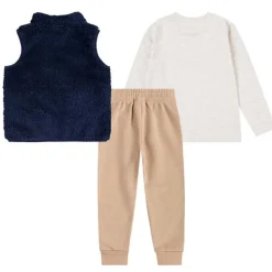 Nike Baby - Toddler Boy Nike Long Sleeve T-Shirt, Vest, and Joggers Set