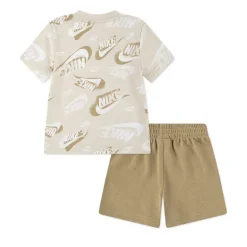 Nike Baby - Toddler On The Move Printed Tee And French Terry Shorts Set