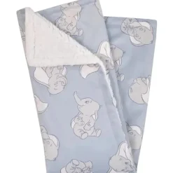 Nojo - Cobertor de bebê sherpa super macio Disney Dumbo Sweet Little Baby