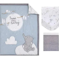 Nojo - Conjunto de cama Disney Dumbo Sweet Little Baby