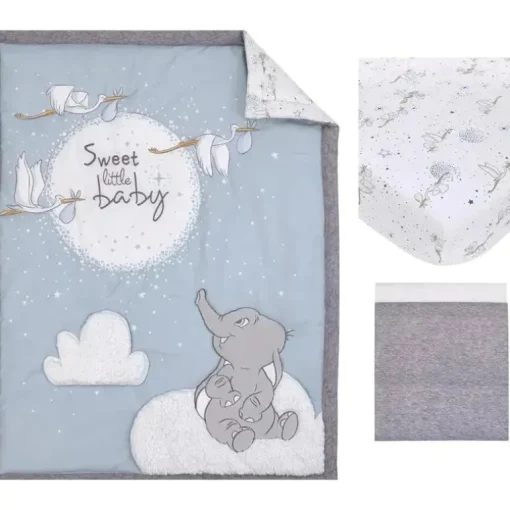 Nojo - Conjunto de cama Disney Dumbo Sweet Little Baby