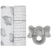 Nojo - Disney Dumbo Swaddles com chocalho de pelúcia