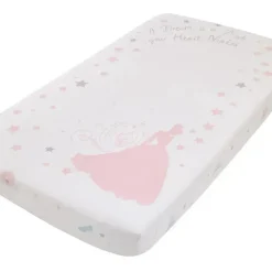 Nojo - Lençol de berço com elástico da Disney Princess Enchanting Dreams