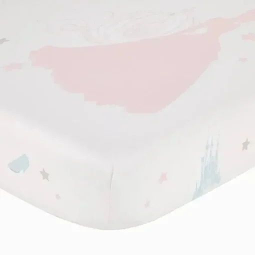 Nojo - Lençol de berço com elástico da Disney Princess Enchanting Dreams
