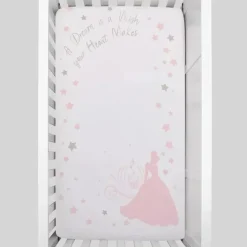 Nojo - Lençol de berço com elástico da Disney Princess Enchanting Dreams