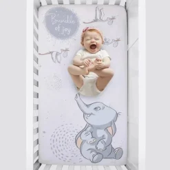 Nojo - Lençol de berço Disney Dumbo Sweet Little Baby