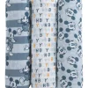 Nojo - Mickey 3 Pk Printed Muslin Swaddles