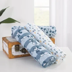 Nojo - Mickey 3 Pk Printed Muslin Swaddles