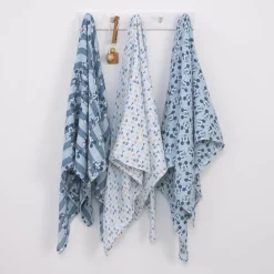 Nojo - Mickey 3 Pk Printed Muslin Swaddles