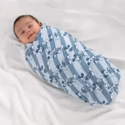 Nojo - Mickey 3 Pk Printed Muslin Swaddles