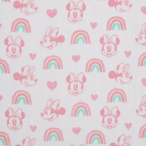 Nojo - Minnie 3 Pk Printed Muslin Swaddles