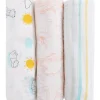 Nojo - Pooh 3 Pk Printed Muslin Swaddles
