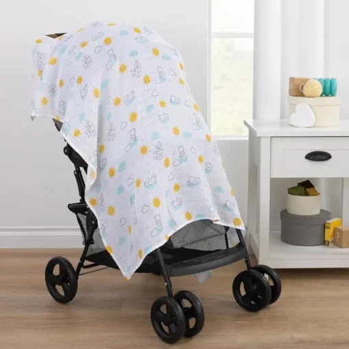 Nojo - Pooh 3 Pk Printed Muslin Swaddles