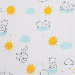 Nojo - Pooh 3 Pk Printed Muslin Swaddles