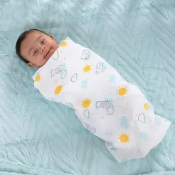 Nojo - Pooh 3 Pk Printed Muslin Swaddles