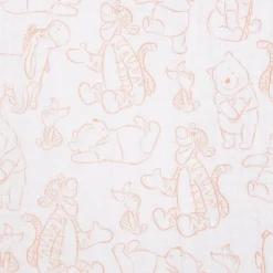 Nojo - Pooh 3 Pk Printed Muslin Swaddles