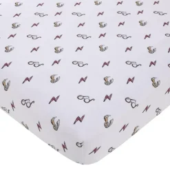 Nojo - Warner Brothers Harry Potter Lighting Bolt Crib Sheet