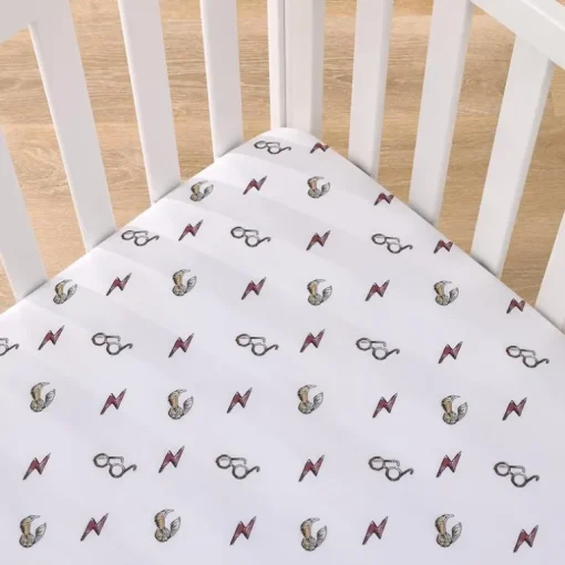 Nojo - Warner Brothers Harry Potter Lighting Bolt Crib Sheet