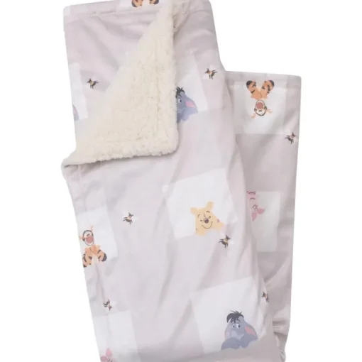 Nojo - Winnie The Pooh Hugs & Honeycombs Baby Blanket