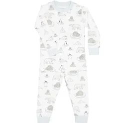 Noomie - 2 unidades de conjunto de pijama unissex para bebês, Artic