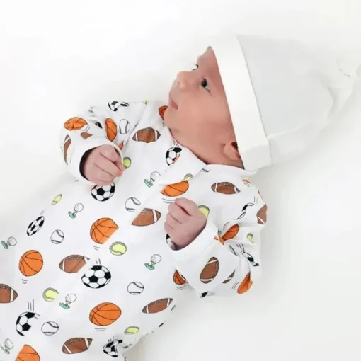Noomie - Baby All Sports Zipper Footie