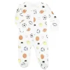 Noomie - Baby Boy Zipper Footie Sports