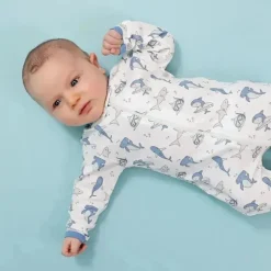 Noomie - Baby Boy Zipper Foote Surfing Sharks