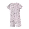 Noomie - Baby Girl Bows Short Sleeve Pajama Set