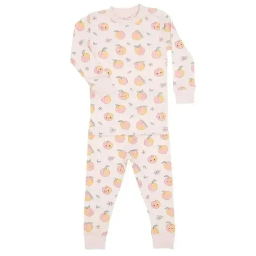 Noomie - Baby Girl 2Pk Pj Peaches