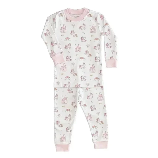 Noomie - Baby Girl Unicorn World Long Sleeve Pajama Set