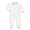 Noomie - Baby Girl Zipper Footie Princess