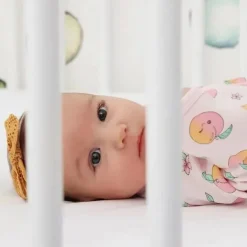 Noomie - Baby Girl Zipper Footie Peaches