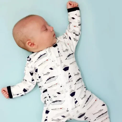 Noomie - Baby Yachts Zipper Footie