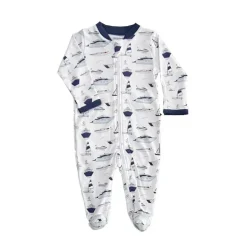 Noomie - Baby Yachts Zipper Footie