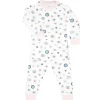 Noomie - Conjunto de pijama de manga comprida para bebê menina Evil Eye, rosa