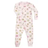 Noomie - conjunto de pijama 2pk para bebê menina, leite e biscoitos