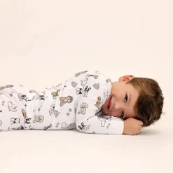 Noomie - Conjunto de pijama de manga comprida para creche para cães