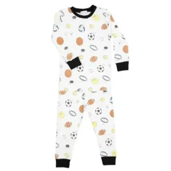 Noomie - conjunto de pijama 2pk para bebê menino, esportes