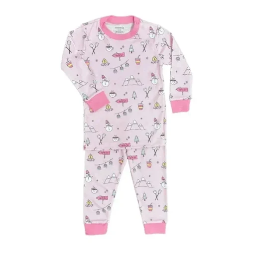 Noomie - Conjunto de pijama de manga comprida para après-ski