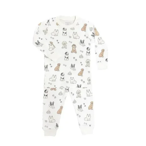 Noomie - Conjunto de pijama de manga comprida para creche para cães