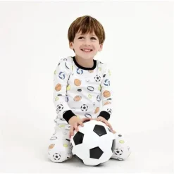 Noomie - conjunto de pijama 2pk para bebê menino, esportes