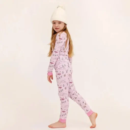 Noomie - Conjunto de pijama de manga comprida para après-ski