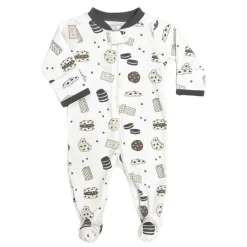 Noomie - Cookies Zipper Footie